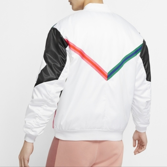 New Air Jordan JumpMan Flight White  Jacket Loose Fit Mens Size XL Y2K - Picture 2 of 13